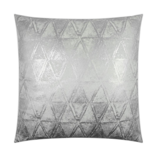 D.V. KAP HOME   24" x 24" Scheme Pillow - White Glam, Modern, Geometric    - 3444-W-2424