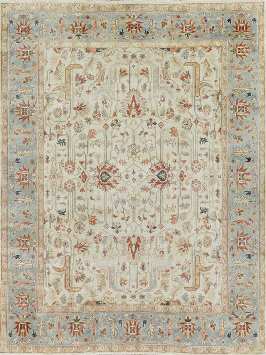 EXQUISITE RUGS   Hand-Knotted Rectangle    - 3447-8'X10'