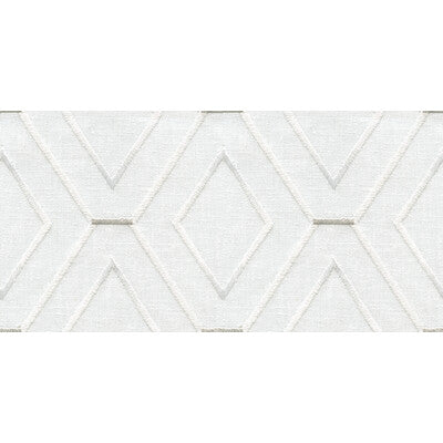 KRAVET BASICS EMBROIDERY GEOMETRIC WHITE,WHITE,   - 34484.101.0