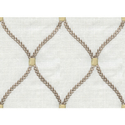 KRAVET DESIGN EMBROIDERY  WHITE,GREY,GOLD   - 34485.1611.0