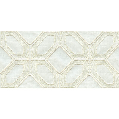 KRAVET DESIGN EMBROIDERY GEOMETRIC WHITE,WHITE,   - 34487.1.0