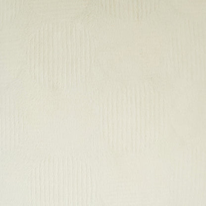 D.V. KAP HOME   24" x 24" Angelou Pillow - Natural Solid, Circular - Dots, Faux Fur    - 3449-N-2424