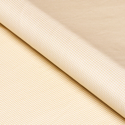 SCHUMACHER FABRIC  CHROMA DALTON SILK GINGHAM   STRAW   - 3449001