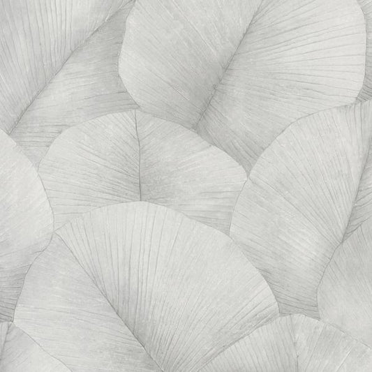 Galerie Wallcoverings Kumano Palm Lf Galerie Wallcoverings  Silver Grey   - 34509
