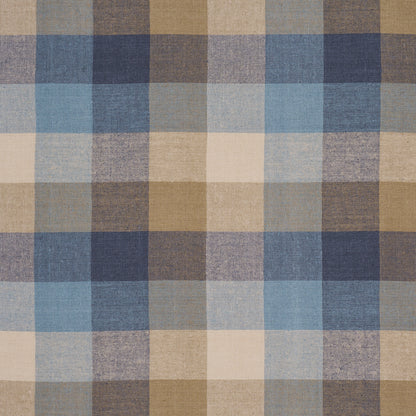 SCHUMACHER  CHROMA GRAYLYN PLAID PATTERN WOVENS PATTERN WOVENS INDIGO   - 3452002
