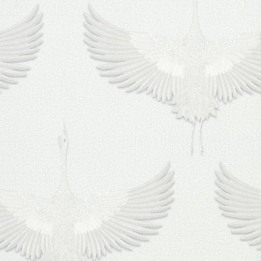 Galerie Wallcoverings Kumano Stork Galerie Wallcoverings  White   - 34528