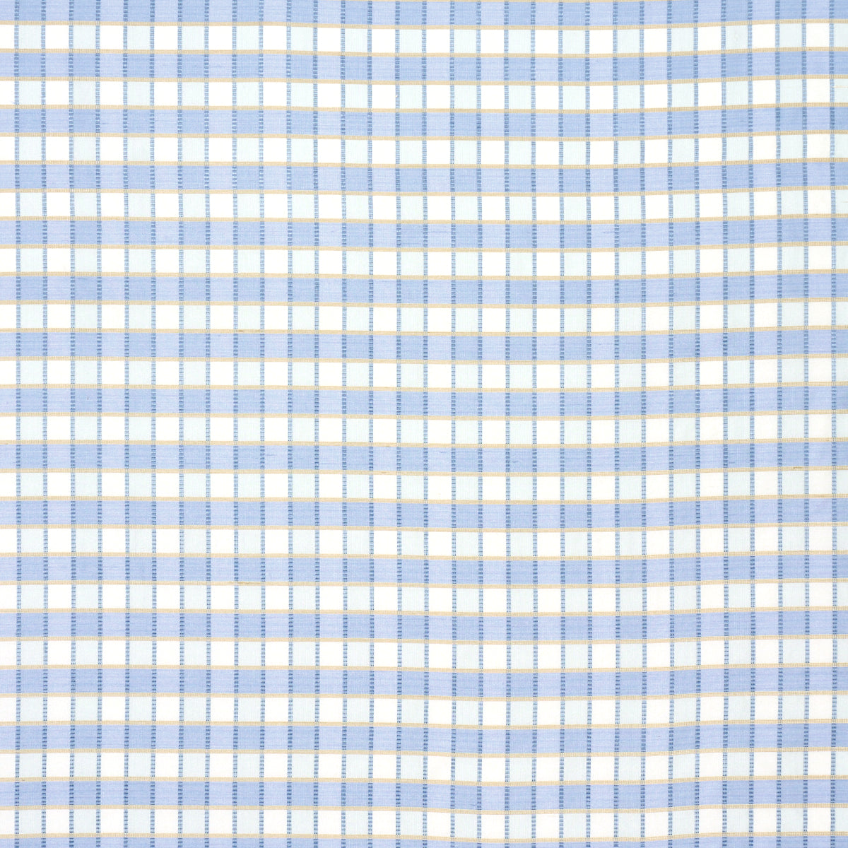 Light blue silk check fabric with a small check pattern.