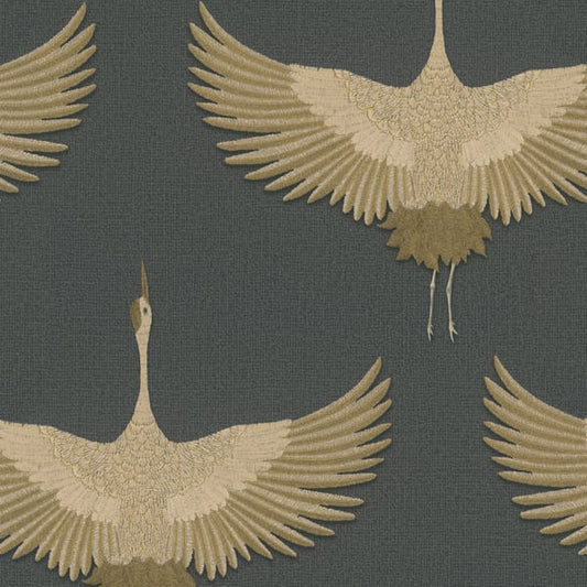 Galerie Wallcoverings Kumano Stork Galerie Wallcoverings  Gold   - 34532