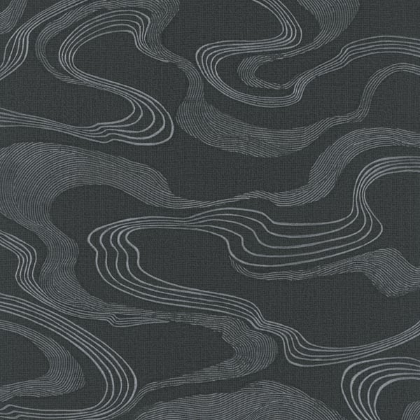 Galerie Wallcoverings Kumano Flow Galerie Wallcoverings  Black   - 34537