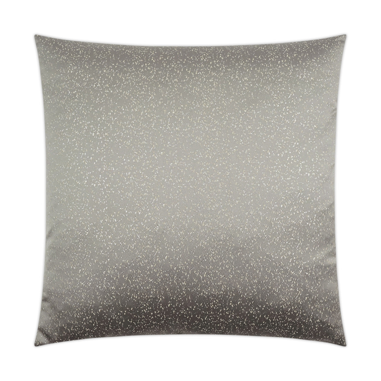 D.V. KAP HOME   24" x 24" Folly Pillow - Platinum Glam, Solid    - 3455-P-2424