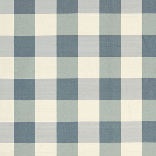 SCHUMACHER  CHROMA MONTGOMERY SILK PLAID SILKS & SATIN,PATTERN WOVENS SILKS & SATIN,PATTERN WOVENS LAKESIDE   - 3455001