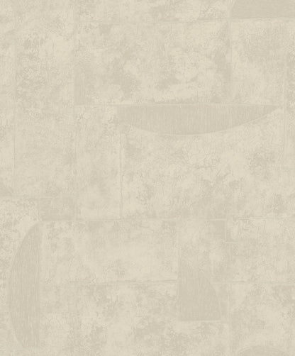 GALERIE WALLCOVERINGS TERRA Graphic Tile Brick Stone  Grey Irregular stone shapes mimics the effect of a stone wall.  - TR34602