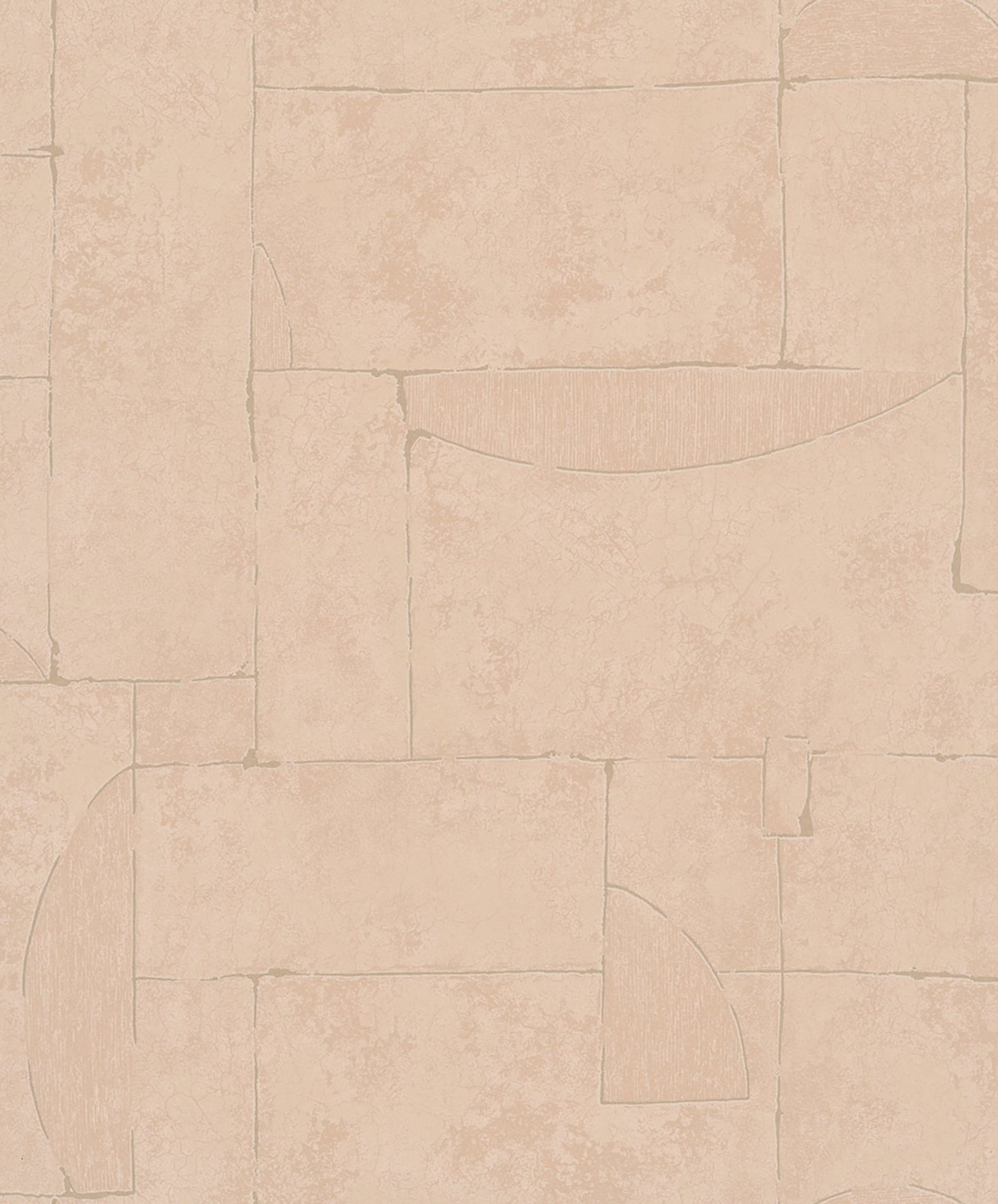 GALERIE WALLCOVERINGS TERRA Graphic Tile Brick Stone  Rose Irregular stone shapes mimics the effect of a stone wall.  - TR34603