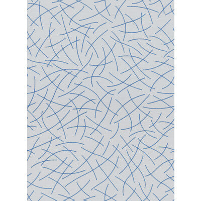 KRAVET DESIGN EMBROIDERY MODERN IVORY,BLUE,   - 34607.5.0