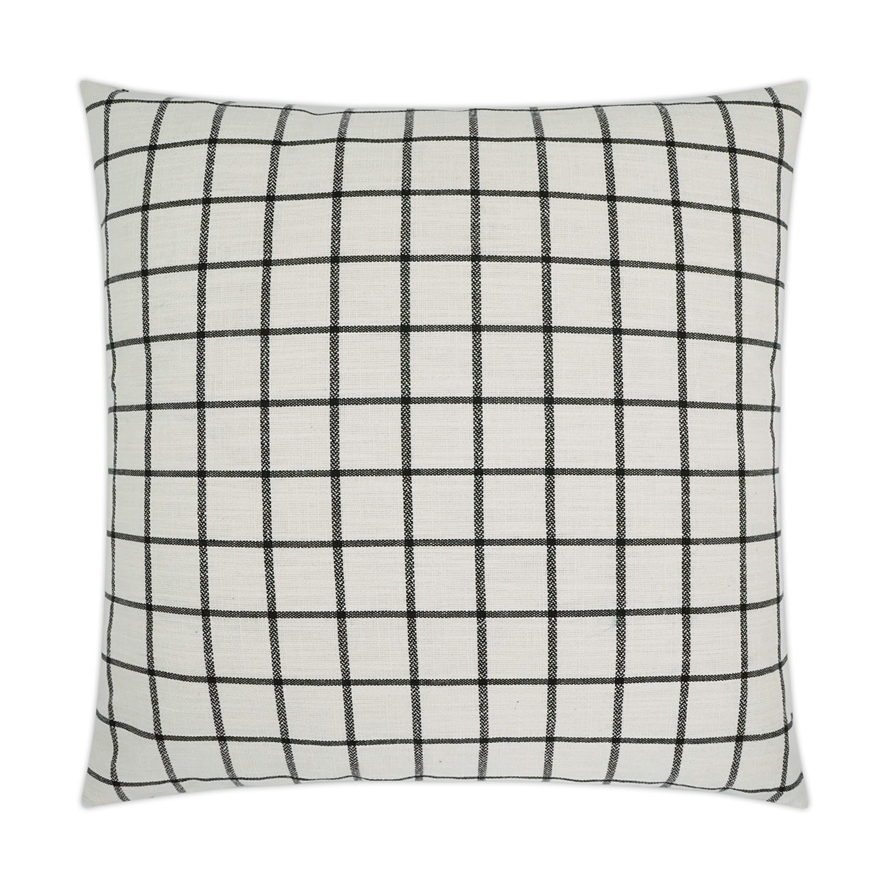 D.V. KAP HOME   24" x 24" Shipton Pillow Farmhouse, Plaid - Check    - 3461-2424
