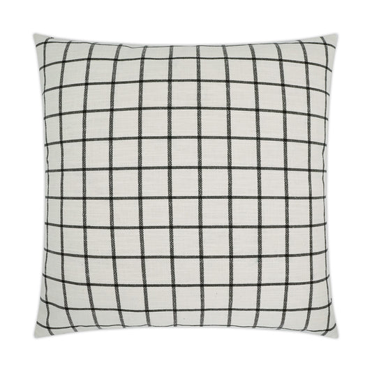 D.V. KAP HOME   24" x 24" Shipton Pillow Farmhouse, Plaid - Check    - 3461-2424