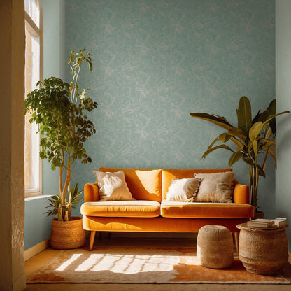 GALERIE WALLCOVERINGS TERRA Graphic Abstract  Green A contemporary interpretation of a rockface, bringing earthy elements to an interior scheme.   - TR34617