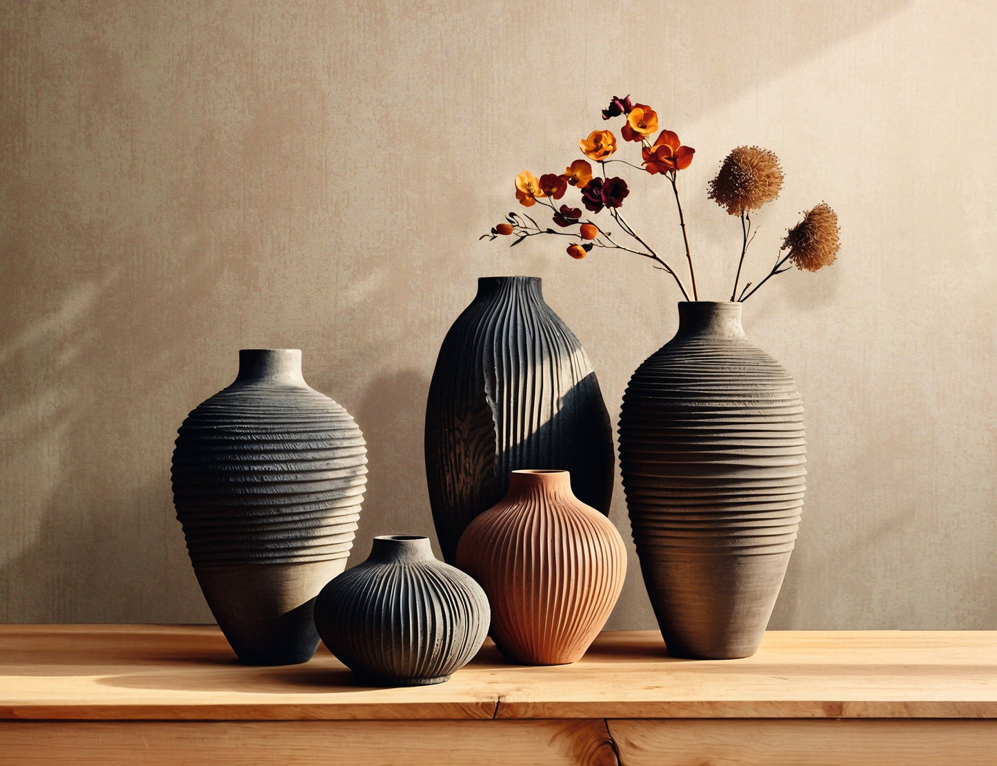 GALERIE WALLCOVERINGS TERRA Uni Plain Texture  Rose A subtle plaster effect showing lovely earthy textures.     - TR34624