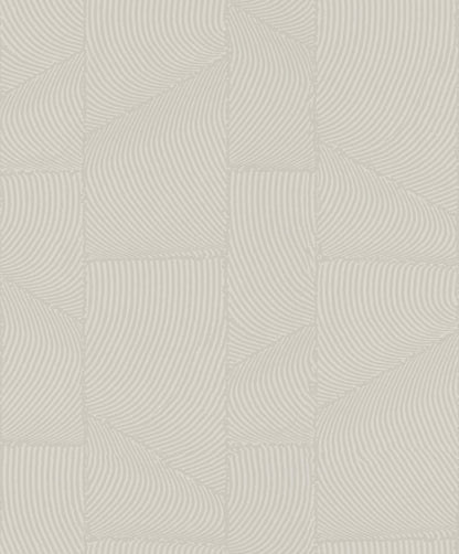 GALERIE WALLCOVERINGS TERRA Graphic Abstract  Grey A geometric design showing a pattern of fine, evenly spready curvy shapes.   - TR34642