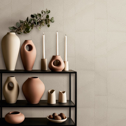 GALERIE WALLCOVERINGS Terra    Silver - Grey   - 34642