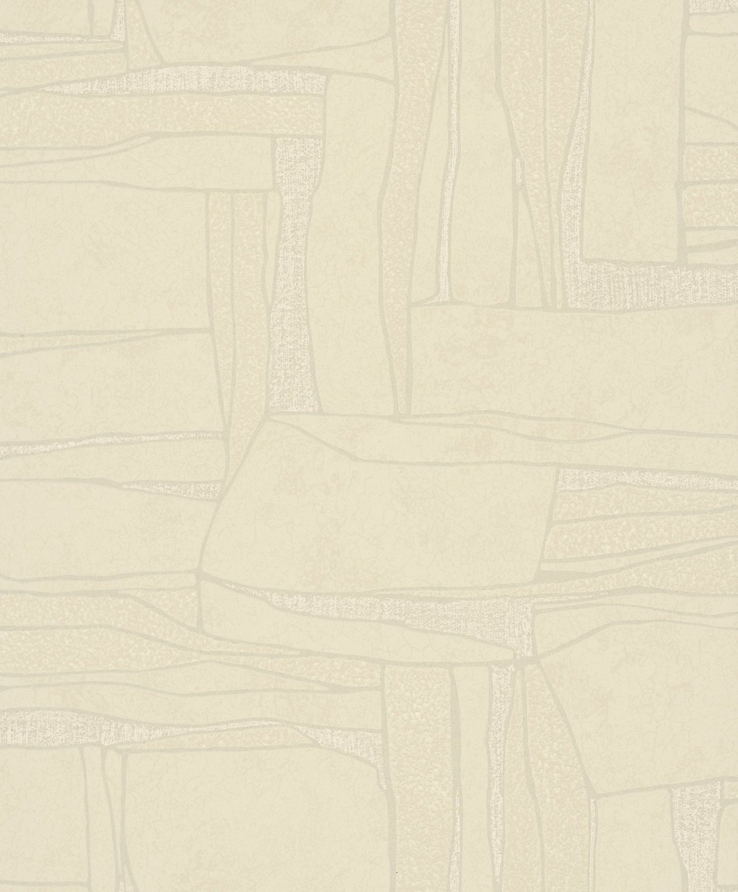 GALERIE WALLCOVERINGS TERRA Graphic Tile Brick Stone  Beige A lovely design showing the natural discrepancies found in rocks.  - TR34646