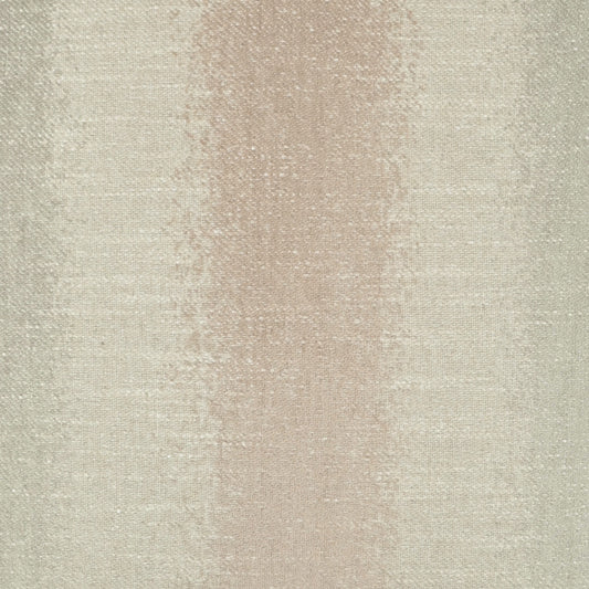 Cream linen-look fabric with a soft beige central stripe; textured woven material for upholstery or curtains.