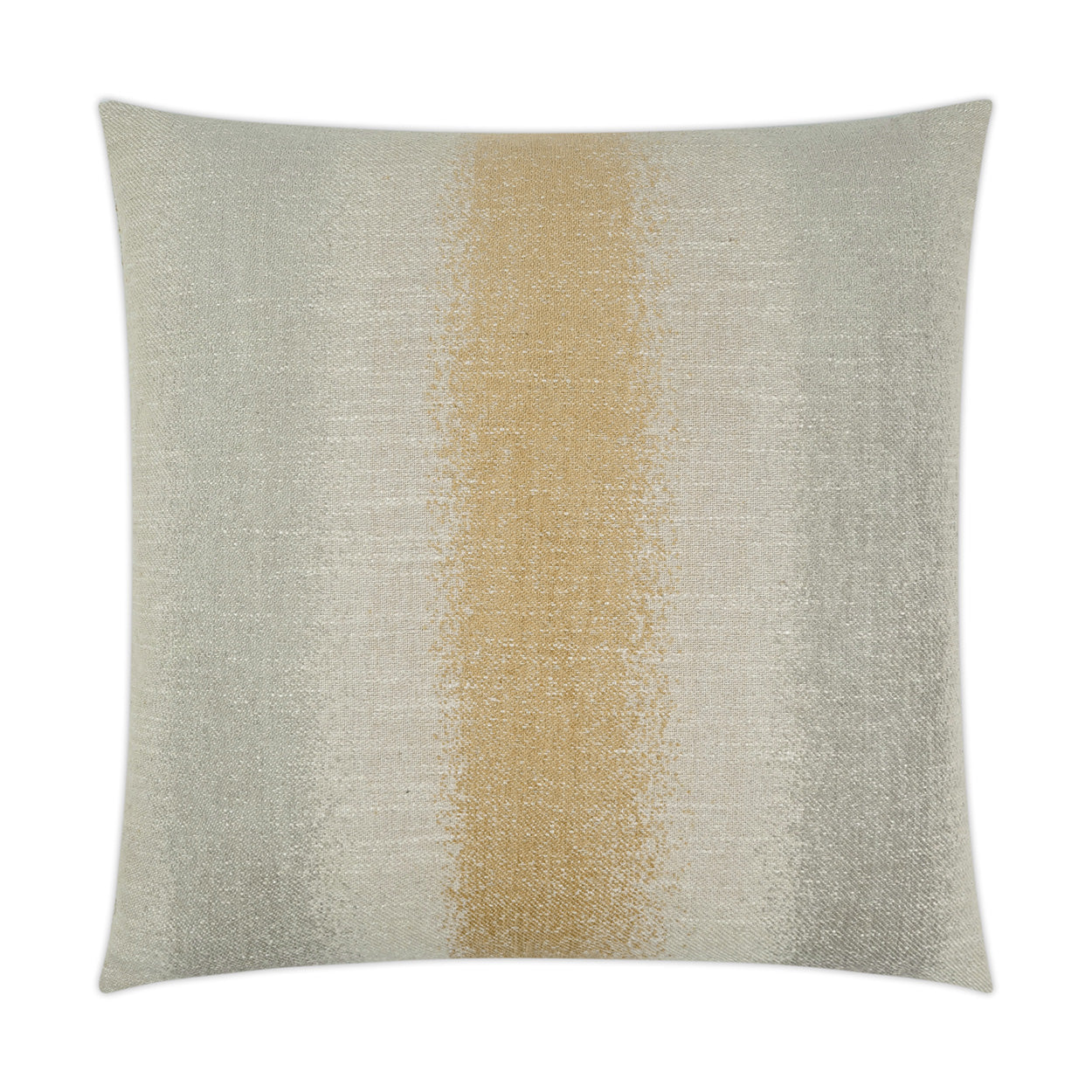 D.V. KAP HOME   24" x 24" Eleanor Pillow - Yellow Transitional, Stripes    - 3465-Y-2424