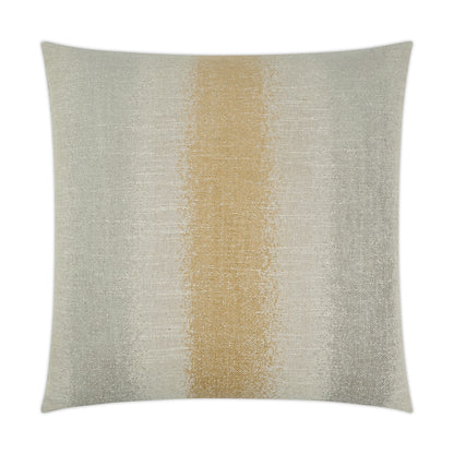 D.V. KAP HOME   24" x 24" Eleanor Pillow - Yellow Transitional, Stripes    - 3465-Y-2424