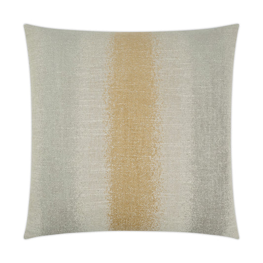 D.V. KAP HOME   24" x 24" Eleanor Pillow - Yellow Transitional, Stripes    - 3465-Y-2424