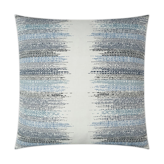 D.V. KAP HOME   24" x 24" Fontana Pillow - Blue Transitional, Abstract    - 3466-B-2424