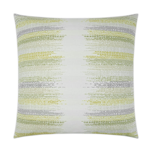 D.V. KAP HOME   24" x 24" Fontana Pillow - Yellow Transitional, Abstract    - 3466-Y-2424