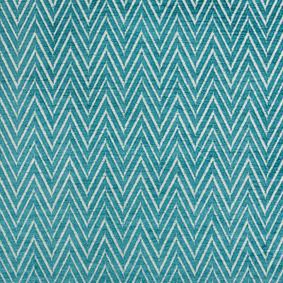 KRAVET DESIGN CHENILLE TEXTURE TURQUOISE,WHITE,   - 34690.113.0