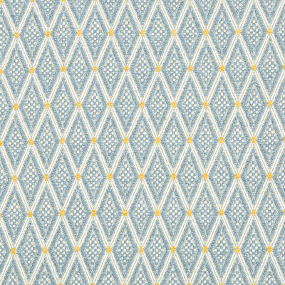 KRAVET DESIGN TEXTURE  BLUE,WHITE,YELLOW   - 34699.54.0