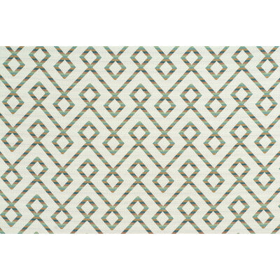 KRAVET DESIGN  GEOMETRIC GREEN,RUST,WHITE   - 34708.324.0