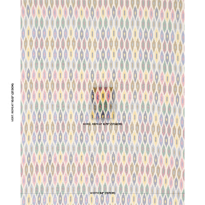 SCHUMACHER  CHROMA SUNARA IKAT PATTERN WOVENS PATTERN WOVENS CONFETTI   - 3471000