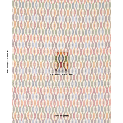 SCHUMACHER  CHROMA SUNARA IKAT PATTERN WOVENS PATTERN WOVENS SPICE   - 3471001