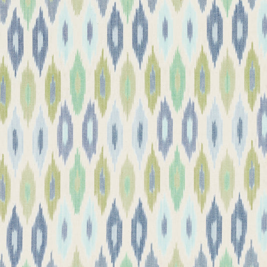 SCHUMACHER  ASHBURY SUNARA IKAT WOVEN WOVEN PEACOCK   - 3471002