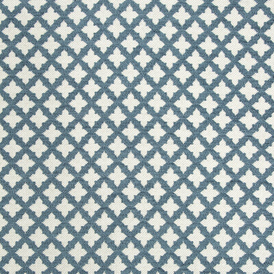 KRAVET DESIGN  LATTICE/SCROLLWORK BLUE,WHITE,   - 34713.5.0