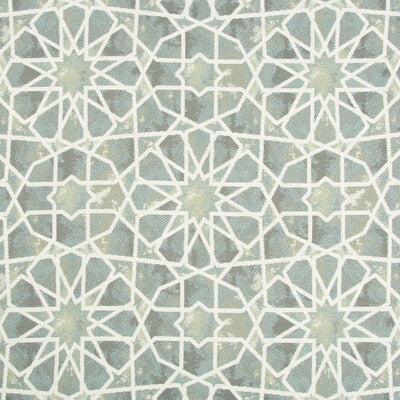 KRAVET DESIGN  GEOMETRIC BLUE,GREY,WHITE   - 34722.15.0