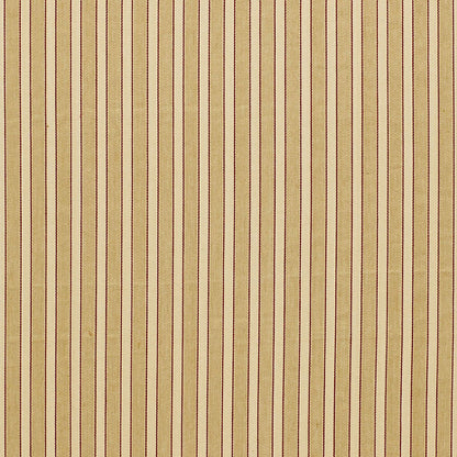 SCHUMACHER  SEA ISLAND STRIPE ANTIQUE TICKING STRIPE PATTERN WOVENS PATTERN WOVENS SANDALWOOD   - 3475001