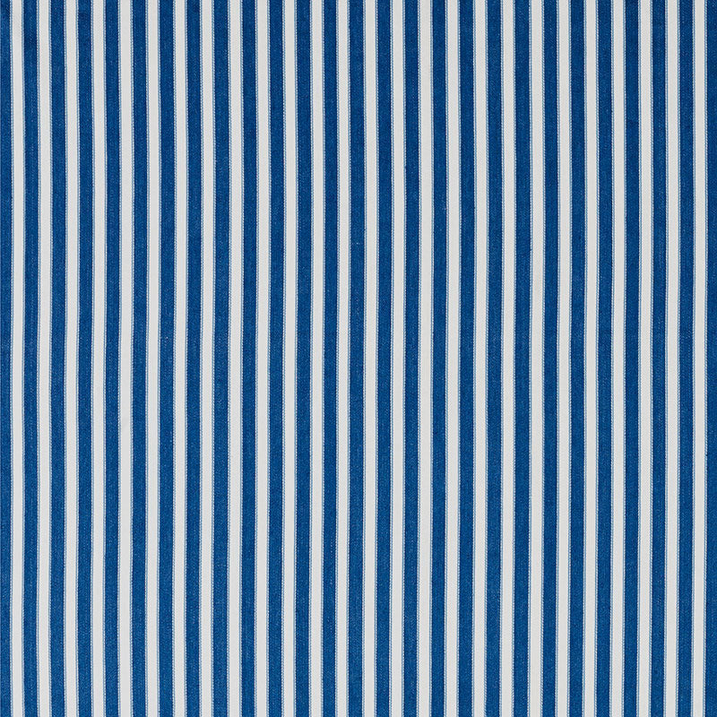 SCHUMACHER  COUNTRY CHIC ANTIQUE TICKING STRIPE PATTERN WOVENS PATTERN WOVENS INDIGO   - 3475007