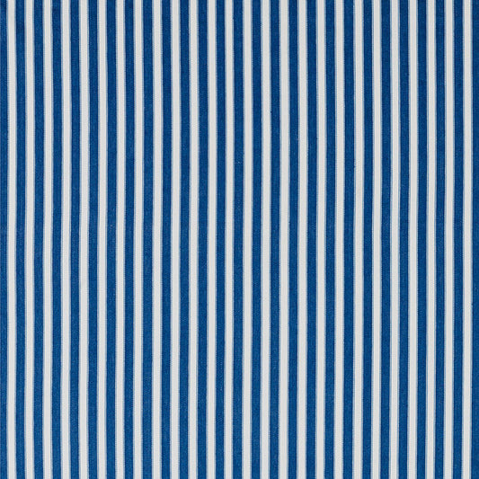 SCHUMACHER  COUNTRY CHIC ANTIQUE TICKING STRIPE PATTERN WOVENS PATTERN WOVENS INDIGO   - 3475007