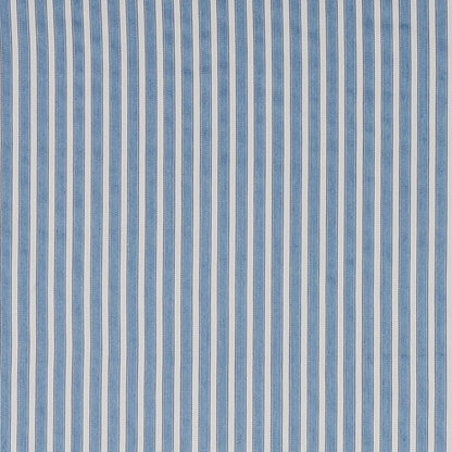 SCHUMACHER  COUNTRY CHIC ANTIQUE TICKING STRIPE PATTERN WOVENS PATTERN WOVENS BLEU   - 3475008