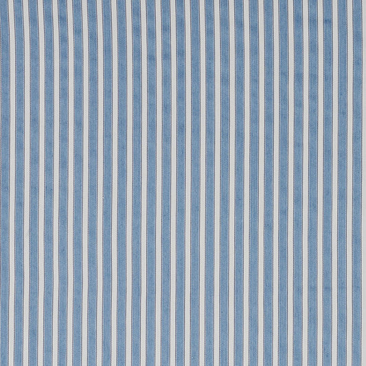 SCHUMACHER  COUNTRY CHIC ANTIQUE TICKING STRIPE PATTERN WOVENS PATTERN WOVENS BLEU   - 3475008