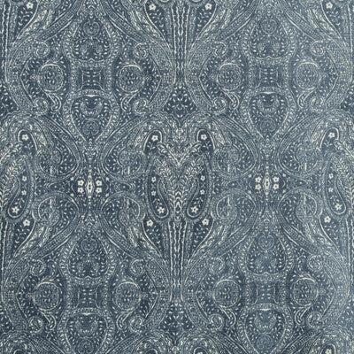 KRAVET CONTRACT CHENILLE  BLUE,IVORY,   - 34767.5.0