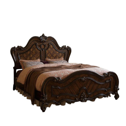 Dark Brown Queen Bed Frame
