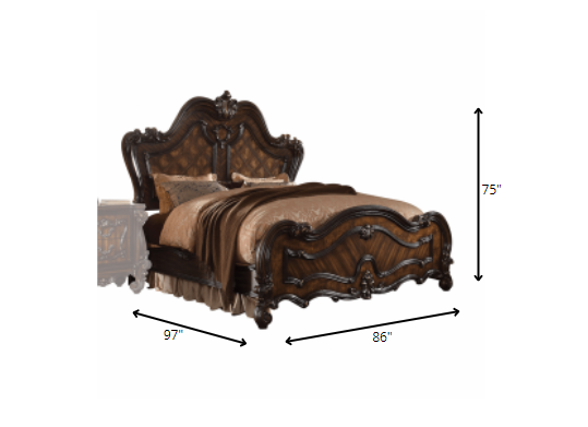 King Brown Bed