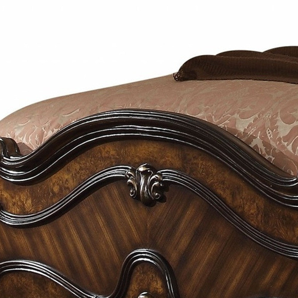 Brown King Bed Frame