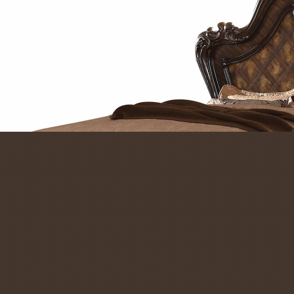 Dark Brown Queen Bed Frame