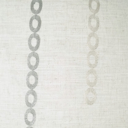 D.V. KAP HOME   24" x 24" Links Pillow Embroidery, Transitional, Circular - Dots    - 3482-2424